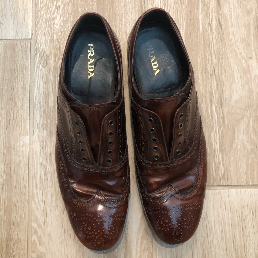 Ladies Prada loafers, size 40 (US 9) usual wear, comfortable flats.